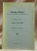 Placidus Plattner. Ein Veteran des Schweizerischen Studentenvereins.Literarische Skizze.. Kreyenbühl, Vinzenz.
