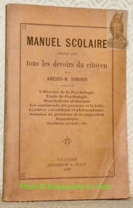 Manuel scolaire indiquant tous les devoirs du citoyen.