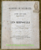 Les Bernoulli. Discours. Académie de Neuchâtel. Année 1877-1878. Semestre d’Hiver.. VIELLE, Prof.