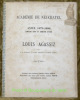 Louis Agassiz. Académie de Neuchâtel. Année 1879-1880. Semestre d’hiver.. FAVRE, L.