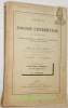Recherches de cytologie générale sur les Epithéliums.Archives de zoologie expérimentale et générale. VIGNON, P.