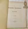 Die Römischen Alpenstrassen in der Schweiz.S.A. aus Mittheilungen der Antiquarischen Gessellschaft in Zürich.. MEYER, Dr.H.