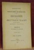 Exposition de la Société Suisse des Beaux-arts. Catalogue des oeuvres d’art qui seront exposées au Batiment électoral à Genève du 25 mars au 16 avril ...