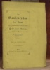 Das Maassensystem der Natur und die daraus entwickelten Verh&auml;ltnisse zwischen Zeit und Raum. Zweite, ganz umge&auml;nderte Ausgabe.. BERCHTOLD, J. A.