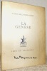 La Genèse. Collection Ides poétiques.. LA TOUR DU PIN, Patrice de.