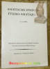 Asiatische Studien. Zeitschrift der Schweizerischen Gesellschaft für Asienkunde. 3-4 1962. Etudes asiatiques. Revue de la Société Suisse d’Etudes ...
