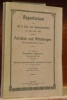 Repertorium über die in Zeit- und Sammelschriften der Jahre 1891-1900 enthaltenen Aufsätze und Mitteilungen schweizergeschichtlichen Inhaltes. Als ...
