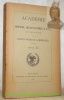 Académie des sciences, belles-lettres & arts de Besançon. Procès-verbaux & mémoires.Année 1895.. 