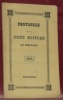 Protocole de la Société Helvétique de Musique 1843.. 