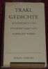Gedichte. Ausgewählt und interpretiert von Albrecht Weber.. TRAKL, Georg.