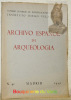 Archivo Espanol de Arqueologia. N° 42. Consejo Superior de Investigaciones Cientificas Instituto Diego Velasquez.. 