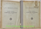 Carta idrografica d’Italia. Corsi d’acqua dell’Appennino meridionale e dell’Antiappennino Adriatico a sud del selle e del Sangro. Texto e Atlante. ...