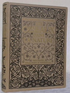 Les oiseaux dans la nature. 50 Monographies d’oiseaux utiles. Illustrées en couleurs par L.P. Robert. Préface de Philippe Godet.. RAMBERT, Eugène. - ...