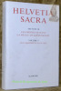 Helvetia Sacra. Section III: Les ordres suivant: La Règle de Saint-Benoît. Volumes 4: Les Chartreux en Suisse.. 