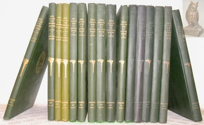 Smithsonian Institution United States National Museum. 16 Vols. Report on the Progress and Condition of the U. S. National Museum for the Year 1905-1906-1907-1908-1911-1912-1913- 1915-1916-1917-1918-1919-1920-1921-1922-1923. 