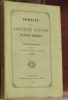 Annales de la Société Suisse d’Utilité Publique. Trente-septième rapport comprenant la session tenue à Lausanne en 1857. Avec les statuts de la ...