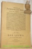 Die Lepra. Von Prof. Dr. Victor Babes in Bukarest. Mit 66 Abbildungen im Text, und 10 Tafeln davon 8 Farbendruck. Specielle Pathologie und Therapie. ...