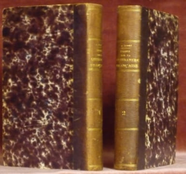 Etudes sur la littérature française au dix-neuvième siècle. Deuxième édition. 2 Volumes. I: Madame de Staël et Chateaubriand. II: Poëtes lyriques et ...