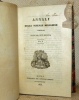 Annali delle scienze religiose. Compilati dall’ Ab. Ant. de-Luca, 18351838. 6 volumi, volume 1 - 2 - 3 - 4 - 6 - 7, prima serie. Seconda serie. ...