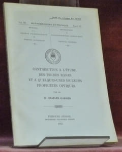 Contribution à l’étude des terres rares et à quelques-unes de leurs propriétés optiques.Mémoires de la Société Fribourgeoise des Sciences Naturelles. Mathématiques et Physique. Vol III.