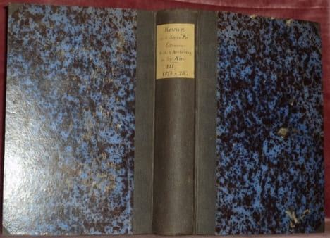 REVUE de la Société Littéraire, Historique et Archéologique du Département de l’Ain, fondée le 9 janvier 1872. Troisième Année. De mars 1874 au 28 ...