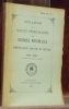 Bulletin de la Société Fribourgeoise des Sciences Naturelles. Vol. XXIX.  Compte-rendu 1926-1927 et1927-1928. 1 Portrait hors texte et 4 dessins.. 