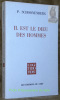 Il est le Dieu des hommes.“Cogitatio Fidei n°71.”. SCHOONENBERG, P.