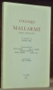 Colloque Mallarmé (Glasgow - Novembre 1973) en l’honneur de Austin Gill. Communications de Léon Cellier, Carl P. Barbier, Charles Chadwick, Deryk ...