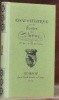 Essai statistique sur le canton de Berne. Ire Div. le Sud du Canton. Réimpression de l’édition de Zurich, 1819.. 