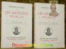 Les artistes français. 2 Volumes. I: Romantiques. II: Eclectiques et réalistes. Collection Bibliothèque Dionysienne.. Silvestre, Théophile.