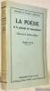 La poésie et le principe de transcendance. Essai sur la création poétique.“Bibliothèque de philosophie contemporaine”.. DUVAL, Maurice.