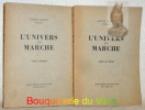 L’Univers en marche. (2 volumes).Tome premier (Livre I à IV) et tome deuxième (Livre V et VI).. JACOT, Louis.
