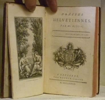 Poésies Helvétiennes. Par Mr. B***. (BRIDEL, Philippe-Sirice, dit le Doyen Bridel).