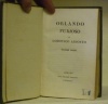 Orlando Furioso. 5 Volumes.. ARIOSTO, Lodovico.