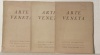 Arte Venta. Rivista trimestrale. N. 1 gennaio-marzo - N. 2 aprile-giugno - N. 3luglio-settembre.. Collettivo.