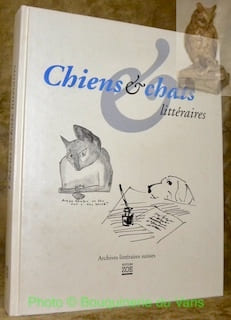 Chiens et chats littéraires. Publié par les Archives littéraires suisses (Berne) et le Präsidialdepartement de la Ville de Zürich.. BIRRER, Sibylle. - ...