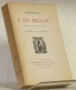 Poésies de J. Du Bellay. Publiées avec une introduction par Henri Longnon.. DU BELLAY, Joachim.