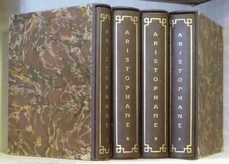 Théâtre complet. Traduction nouvelle de Maurice Rat. Illustrations de Charles Clément. 4 volumes complets.. ARISTOPHANE.