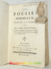 Les poësies d’Horace, traduites en françois par l’Abbé Batteux.. HORACE. - Batteux, Abbé.