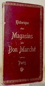 Historique des Magasins du Bon Marché Paris. Plan de Paris.