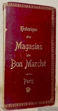 Historique des Magasins du Bon Marché Paris. Plan de Paris.. undefined