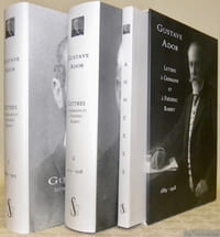 Lettres à Germaine et Frédéric Barbey. 2 Volumes et un volume d’annexes.