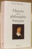 Histoire de la philosophie française.. HUISMAN, Denis.