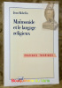 Maïmonide et le langage religieux. Coll. “Pratiques théoriques”.. ROBELIN, Jean.