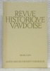 Revue historique vaudoise. LXXXVIIe année 1979.. 