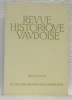 Revue historique vaudoise. LXXXVIe année 1978.. 