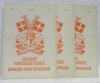 Schweizer Archiv für Heraldik. Archives Héraldiques Suisses. Archivo Araldico Svizzero.1951. LXV. N.° I, nos.° II - III, n.° IV.. 