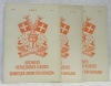 Schweizer Archiv für Heraldik. Archives Héraldiques Suisses. Archivo Araldico Svizzero.1950. LXIV. N.° I, nos.° II - III, n.° IV.. 