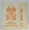 Schweizer Archiv für Heraldik. Archives Héraldiques Suisses. Archivo Araldico Svizzero.1949. LXIII. N.° I, nos.° II - III.. 