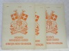 Schweizer Archiv für Heraldik. Archives Héraldiques Suisses. Archivo Araldico Svizzero.1947. LXI. N.° I, n.° II, nos.° III - IV.. 